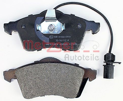 METZGER 1170196 Bremsbelagsatz, Scheibenbremse